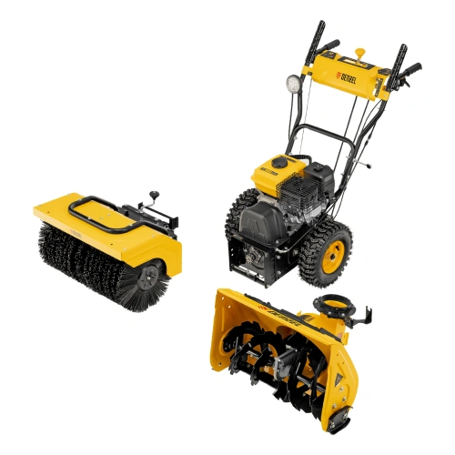 Гибридная снегоуборочная машина с функц. подметания SWB-600, 212 сс, руч. старт, 2 насадки Denzel по ценам производителя в Москве с доставкой по всей России
