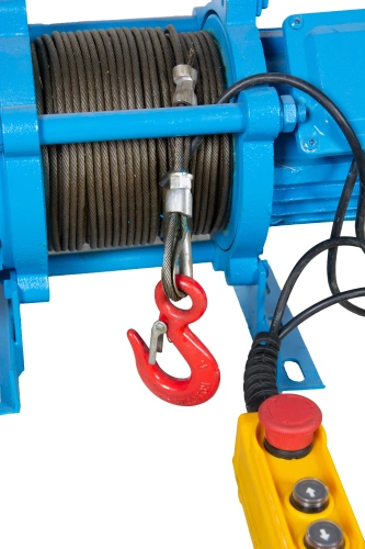 Лебедка электрическая  300 кг  30 м с канатом 380 В TOR KCD (N) по ценам производителя в Москве с доставкой по всей России