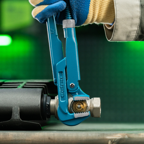 Ключ трубный рычажный №0, 3/4", литой, тип "L" Сибртех по ценам производителя в Москве с доставкой по всей России