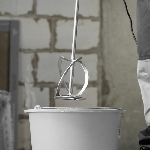 Насадка для миксера, для тяжелых растворов, 140 х 590 мм, оцинкованная, хвостовик резьба М14 Сибртех по ценам производителя в Москве с доставкой по всей России