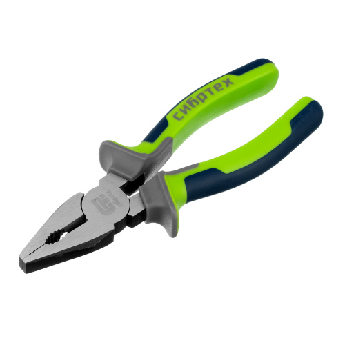 Плоскогубцы комбинированные, 160 мм, фосфатирование, трехкомпонентные рукоятки Сибртех по ценам производителя в Москве с доставкой по всей России