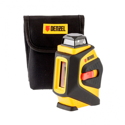 Лазерный уровень LX360, 20 м, ± 0,3 мм/1 м, горизонтальная и вертикальная плоскости, 360 град, 635 нм, резьба 1/4 Denzel по ценам производителя в Москве с доставкой по всей России