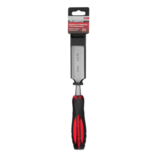 Долото-стамеска "Тигровый глаз", 30 мм, двухкомпонентная обрезиненная рукоятка Matrix по ценам производителя в Москве с доставкой по всей России