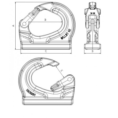 Крюк сварочный 3 т по ценам производителя в Москве с доставкой по всей России