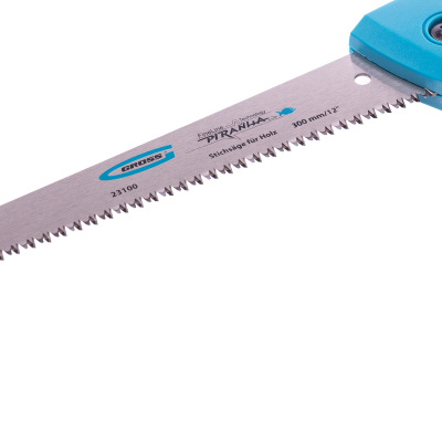 Ножовка по дереву Piranha, выкружная, 300 мм/12", 11-12 TPI, каленый зуб 3D, двухкомпонентная рукоятка Gross по ценам производителя в Москве с доставкой по всей России