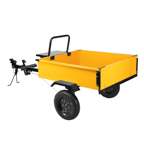 Прицеп для мотоблока TT-500, оцинк., груз. 500 кг, рег. сцепка, колеса 4.00-10, в упаковке Denzel по ценам производителя в Москве с доставкой по всей России