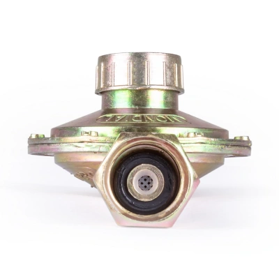 Редуктор пропановый с регулятором тип "ЛЯГУШКА" Foxweld (вход. гайка 21.8-14/1"LH, вых. 9мм) по ценам производителя в Москве с доставкой по всей России