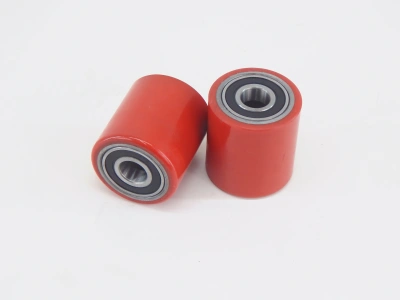 Колесо полиуретан 64х70 мм с подшипником для тележек гидравлических RHP/CW купить в Москве с доставкой по всей России | ProtosMarket.ru