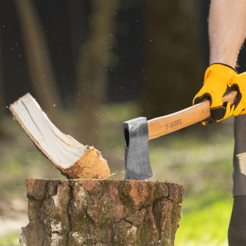 Топор кованый, 900 г, американский тип, буковая рукоятка, 430мм, EFP Denzel по ценам производителя в Москве с доставкой по всей России