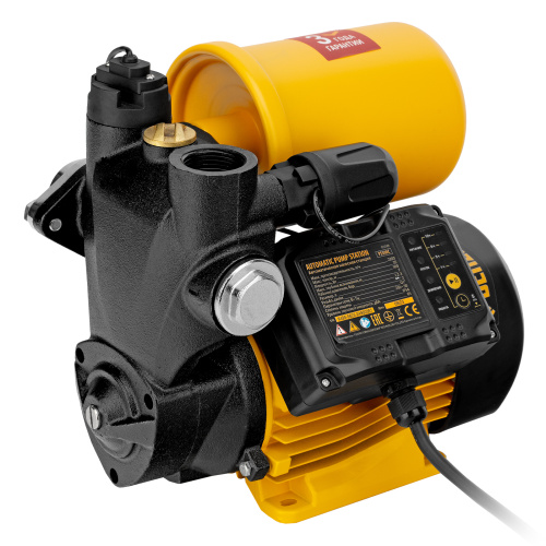 Насосная станция PS500C, 500 Вт, напор 35 м, 2200 л/ч, ресивер 2 л, блок управления Denzel по ценам производителя в Москве с доставкой по всей России
