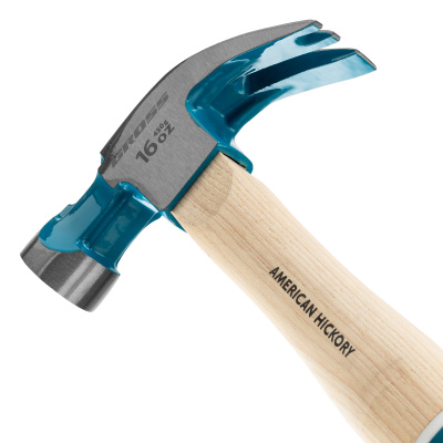 Молоток-гвоздодер, 450 г, угол 45, магнит, обрезиненная рукоятка American hickory GROSS по ценам производителя в Москве с доставкой по всей России