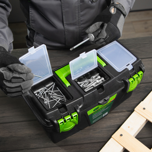 Ящик для инструментов 16”, с органайзерами Сибртех по ценам производителя в Москве с доставкой по всей России