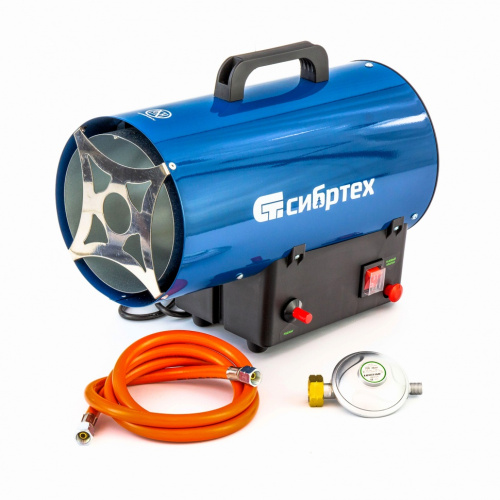 Газовая тепловая пушка СТГ-10, 10 кВт, 300 м3/ч, пропан-бутан Сибртех по ценам производителя в Москве с доставкой по всей России