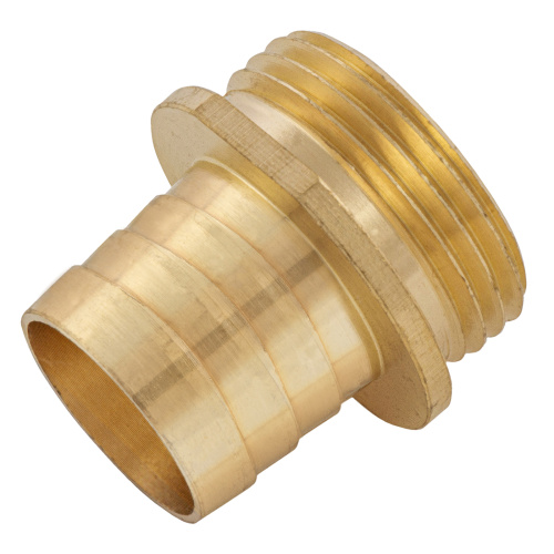 Штуцер для шланга 1" с наружной резьбой G1" Denzel по ценам производителя в Москве с доставкой по всей России