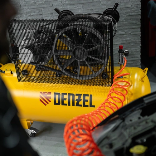 Компрессор воздушный рем. привод BCV 5500-T/270, 5,5 кВт, 270 литров, 850 л/мин Denzel по ценам производителя в Москве с доставкой по всей России