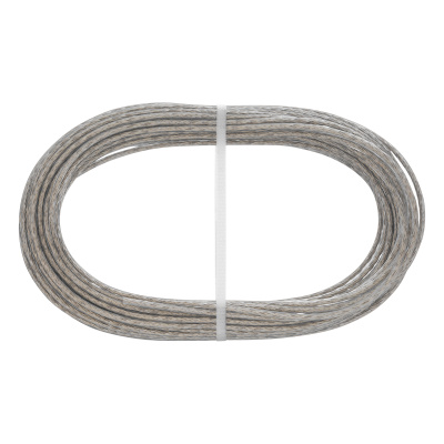 Трос металлополимерный прозрачный ПР-3.0, толщина 3.0 мм, моток 20 метров Сибртех по ценам производителя в Москве с доставкой по всей России