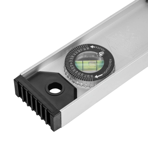 Уровень алюминиевый "Рельс", 400 мм, 3 глазка (1 поворотный) Matrix по ценам производителя в Москве с доставкой по всей России