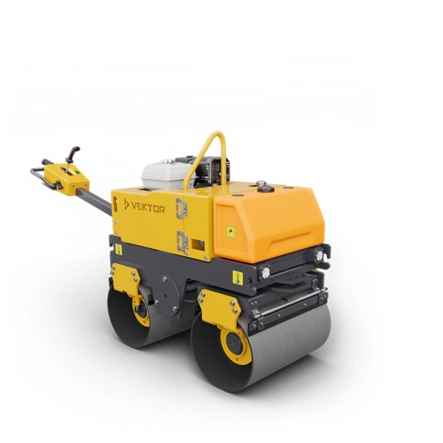 Виброкаток ручной двухвальцовый Vektor VRDR-800 по ценам производителя в Москве с доставкой по всей России