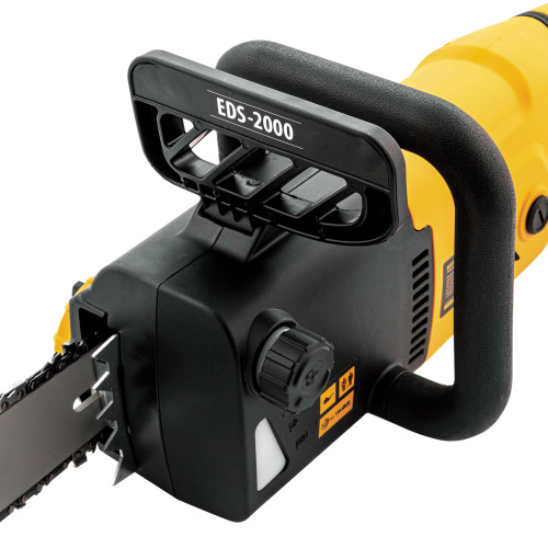 Пила цепная электрическая EDS-2000, 2 кВт,продольная, шина 40 см, шаг 3/8, паз 1.3 мм, 56 звеньев Denzel по ценам производителя в Москве с доставкой по всей России