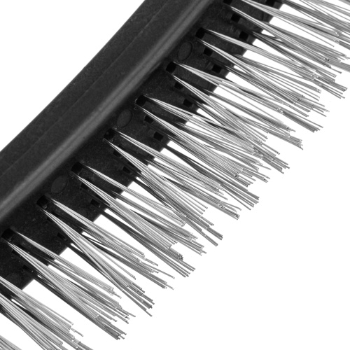 Щетка трехрядная металлическая с пластмассовой ручкой Sparta по ценам производителя в Москве с доставкой по всей России