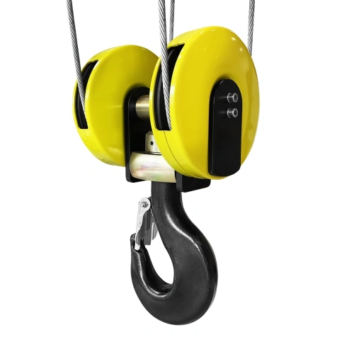 Крюковая подвеска OCALIFT для канатного тельфера 10т двухрольная 4/1 по ценам производителя в Москве с доставкой по всей России