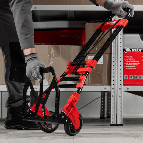 Тележка хозяйственная, складная, 2 колесная, грузоподъемность 80 кг Matrix по ценам производителя в Москве с доставкой по всей России