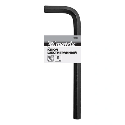 Ключ имбусовый HEX, 10 мм, CrV Matrix по ценам производителя в Москве с доставкой по всей России