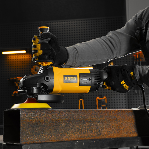 Машина шлифовальная угловая AG230-2400, 2400 Вт, 230 мм, 6000 об/мин Denzel по ценам производителя в Москве с доставкой по всей России