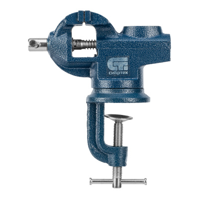 Тиски слесарные, настольные, поворотные, ширина рабочих губок 65 мм, наковальня Сибртех купить в Москве с доставкой по всей России | ProtosMarket.ru