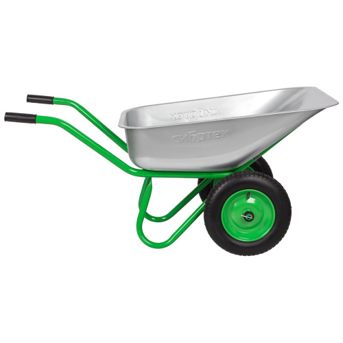 Тачка садово-строительная 2-х колесная, грузоподъемность 230 кг, объем 90 л Сибртех по ценам производителя в Москве с доставкой по всей России