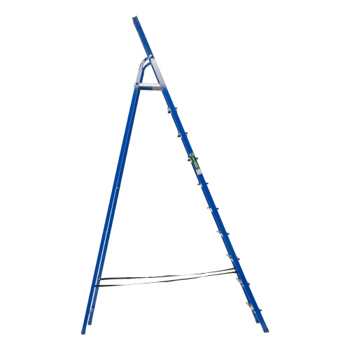 Стремянка, 10 ступеней, стальной профиль, алюминиевые ступени Сибртех по ценам производителя в Москве с доставкой по всей России