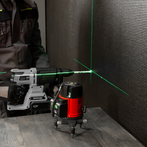 Лазерный уровень CRL-30G, 30 м, зеленый луч, акк. Li 2400 mah, резьба 5/8" MTX по ценам производителя в Москве с доставкой по всей России