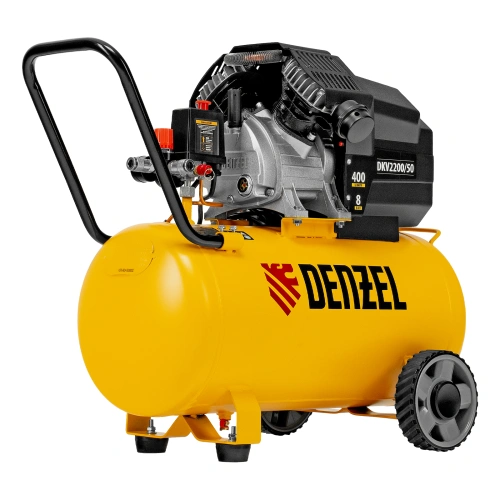 Компрессор воздушный DKV2200/50, Х-PRO 2.2 кВт, 400 л/мин, 50 л Denzel по ценам производителя в Москве с доставкой по всей России