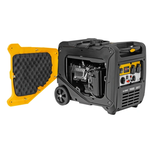 Генератор инверторный GS-4500iSE, 4,5 кВт, 230 В, закрытый корпус, электростартер Denzel по ценам производителя в Москве с доставкой по всей России