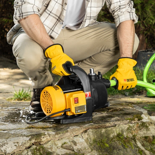 Садовый поверхностный насос GPL600, 600 Вт, 3000 л/ч, подъем 35 м, пластик Denzel по ценам производителя в Москве с доставкой по всей России