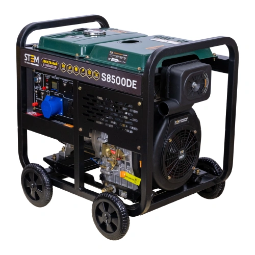 Генератор дизельный STEM Techno S8500DE (8,5кВт, электростартер, дисплей, подогрев, АВР) по ценам производителя в Москве с доставкой по всей России