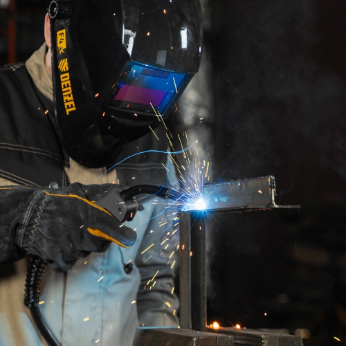 Аппарат инвертор. полуавтомат. cварки IMIG-160 Synergy, 160 А, ПВ 60%, катушка 5 кг Denzel по ценам производителя в Москве с доставкой по всей России