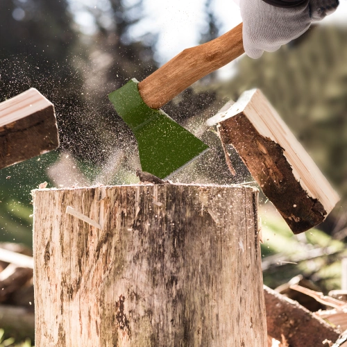 Топор кованный, в сборе, 1200/1550 г, деревянное топорище, 500 мм, Б3 Сибртех по ценам производителя в Москве с доставкой по всей России