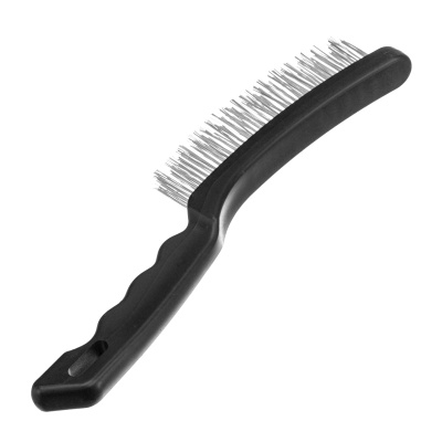 Щетка трехрядная металлическая с пластмассовой ручкой Sparta купить в Москве с доставкой по всей России | ProtosMarket.ru