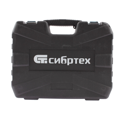 Набор инструмента, 1/2", 1/4", пластиковый кейс, 108 предметов Сибртех по ценам производителя в Москве с доставкой по всей России