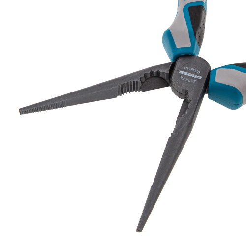 Длинногубцы прямые 205 мм, трехкомпонентные рукоятки Gross по ценам производителя в Москве с доставкой по всей России