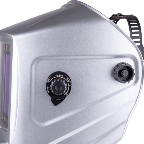 Маска сварщика GEFEST серебро  (ф-р 9700V, пр-во FoxWeld/КНР) без коробки по ценам производителя в Москве с доставкой по всей России