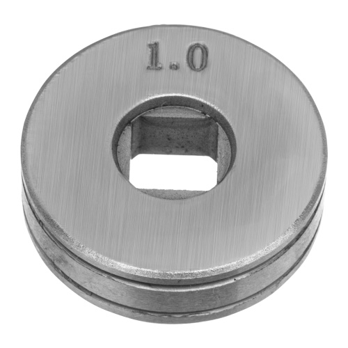 Подающий ролик, V профиль под стальную проволоку 0,8-1мм, посадка квадрат, 2 шт Denzel по ценам производителя в Москве с доставкой по всей России