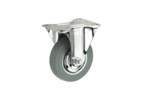 Колесо неповоротное серая резина FC 54 f 125 мм купить в Москве с доставкой по всей России | ProtosMarket.ru