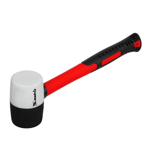 Киянка резиновая, 225 г, черно-белая резина, фибергласовая рукоятка Matrix по ценам производителя в Москве с доставкой по всей России