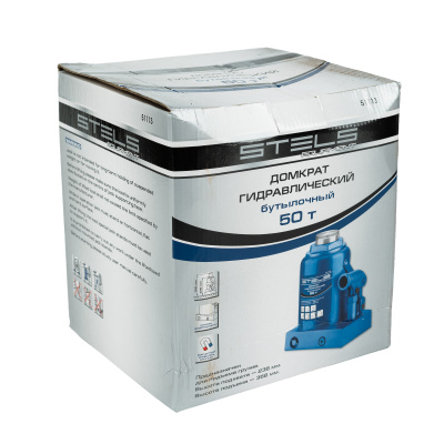 Домкрат гидравлический бутылочный, 50 т, H подъема 236-356 мм Stels купить в Москве с доставкой по всей России | ProtosMarket.ru