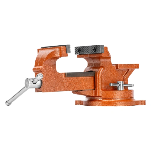 Тиски слесарные, 100 мм, поворотные, с наковальней Sparta по ценам производителя в Москве с доставкой по всей России