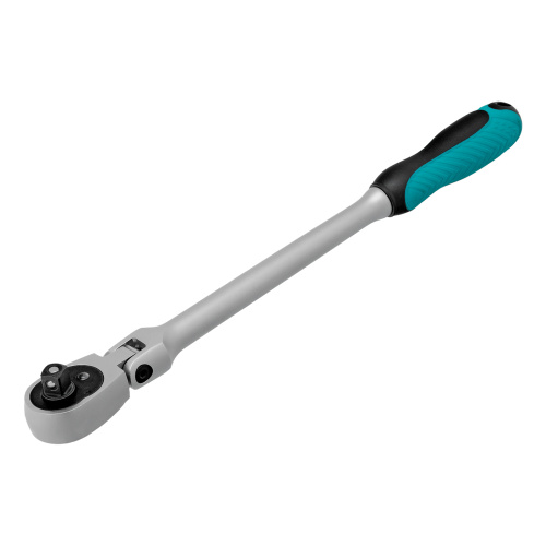 Ключ-трещотка шарнирный 3/8", СrV, 72 зуба, с быстрым сбросом, матовый хром Stels по ценам производителя в Москве с доставкой по всей России