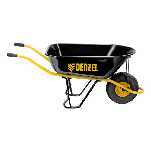 Тачка строительная, усиленная, объем 130 л, 230 кг, колесо 15х6.00-6 Denzel по ценам производителя в Москве с доставкой по всей России