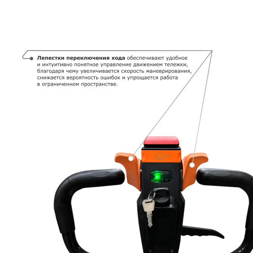 Самоходная тележка с гидравлическим подъемом вил PROLIFT M2 ST20L по ценам производителя в Москве с доставкой по всей России